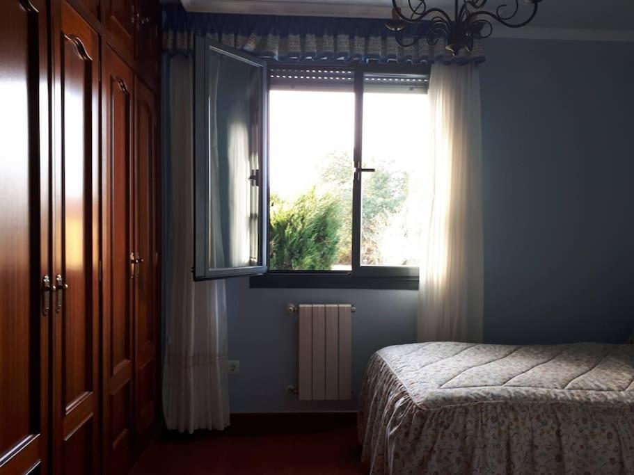 La casa azul: Un lugar mágico y acogedor en finca Juncedo Esterno foto