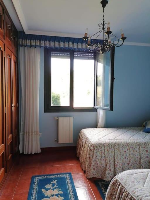 La casa azul: Un lugar mágico y acogedor en finca Juncedo Esterno foto
